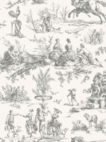 Seasons Toile Grey Wallpaper WTG-261581 by York Wallpaper for sale at Wallpapers To Go