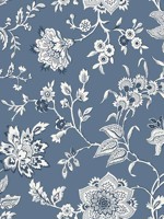 Sutton Blue Wallpaper WTG-261592 by York Wallpaper for sale at Wallpapers To Go