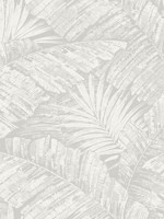 Palm Cove Toile White and Grey Wallpaper WTG-261636 by York Wallpaper for sale at Wallpapers To Go