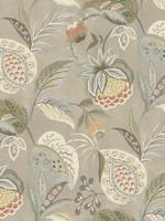 Bohemian Taupe Jacobean Wallpaper WTG-261970 by Chesapeake Wallpaper for sale at Wallpapers To Go