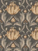 Charmed Beauty Onyx Peel and Stick Wallpaper WTG-263293 by Surface Style Wallpaper for sale at Wallpapers To Go