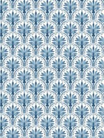 Scalloping Bliss Blue Peel and Stick Wallpaper WTG-263373 by Tommy Bahama Wallpaper for sale at Wallpapers To Go