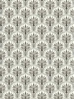 Scalloping Charcoal Peel and Stick Wallpaper WTG-263374 by Tommy Bahama Wallpaper for sale at Wallpapers To Go
