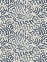Zora Wave Denim Wallpaper WTG-264043 by York Designer Series Wallpaper for sale at Wallpapers To Go