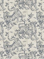 Orly Tigers Indigo Wallpaper WTG-264047 by York Designer Series Wallpaper for sale at Wallpapers To Go