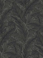 Gulf Tropical Leaves Slate Grey Wallpaper WTG-264596 by Seabrook Wallpaper for sale at Wallpapers To Go
