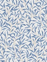 Willow Leaves Blue Lake Wallpaper WTG-264603 by Seabrook Wallpaper for sale at Wallpapers To Go