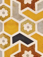 Taj Mahal Yellow Brown Taupe Black Wallpaper WTG-264972 by Mind the Gap Wallpaper for sale at Wallpapers To Go