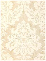 Argentina Damask Pearl Wallpaper T6868 by Thibaut Wallpaper for sale at Wallpapers To Go