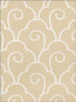 Scallop Filigree Cream Wallpaper 5001050 by Schumacher Wallpaper for sale at Wallpapers To Go