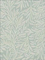 Willow Leaf Aqua Wallpaper 5004132 by Schumacher Wallpaper for sale at Wallpapers To Go