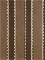 Lansdowne Strie Stripe Truffle Wallpaper 5004623 by Schumacher Wallpaper for sale at Wallpapers To Go