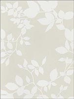 Shadow Vine Bone Wallpaper 5005100 by Schumacher Wallpaper for sale at Wallpapers To Go