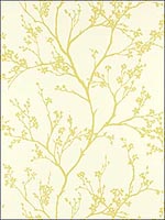 Twiggy Soft Chartreuse Wallpaper 5003342 by Schumacher Wallpaper for sale at Wallpapers To Go
