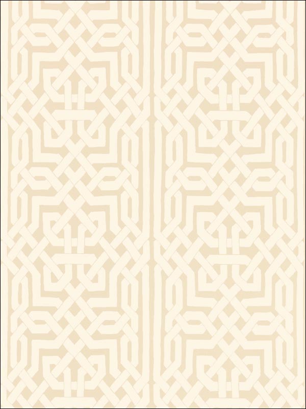 Malaga Flax Wallpaper 5005930 by Schumacher Wallpaper for sale at Wallpapers To Go
