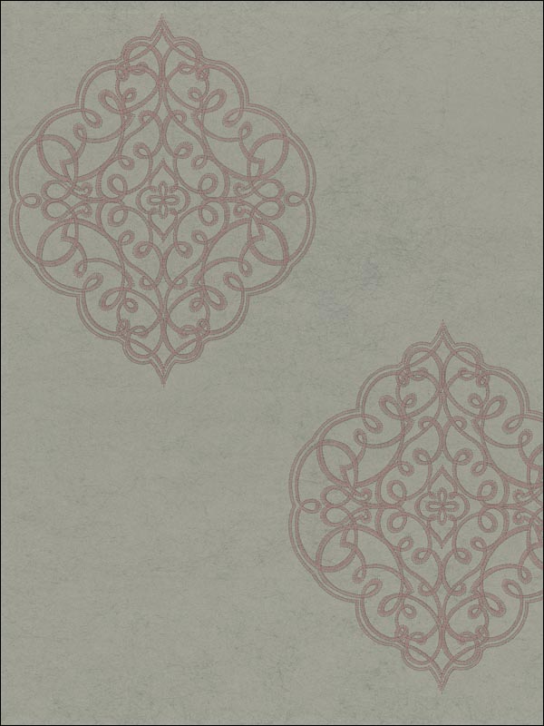 Bancroft Embroidered Wallpaper CB23909 by Seabrook Designer Series Wallpaper for sale at Wallpapers To Go