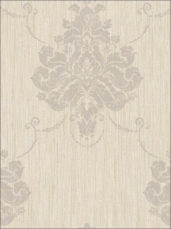Damask Stria Wallpaper CA81009 by Seabrook Wallpaper for sale at Wallpapers To Go