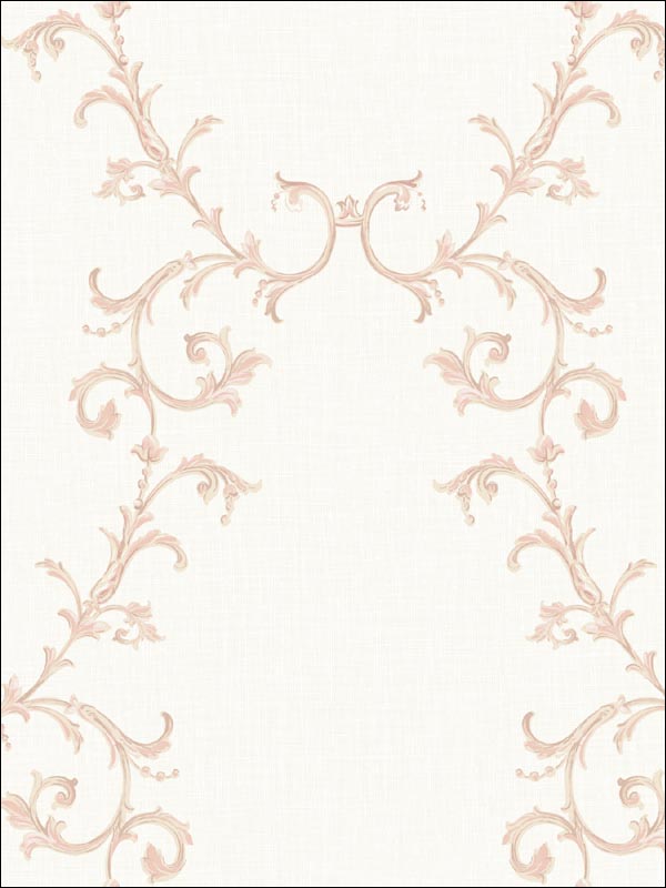 Leaf Scroll Wallpaper CA81501 by Seabrook Wallpaper for sale at Wallpapers To Go