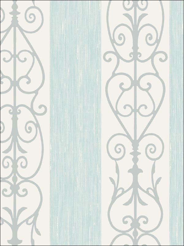 Scroll Design Stripes Wallpaper CA81602 by Seabrook Wallpaper for sale at Wallpapers To Go