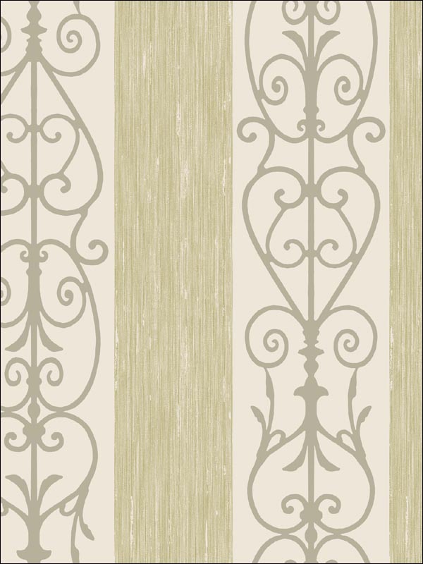 Scroll Design Stripes Wallpaper CA81604 by Seabrook Wallpaper for sale at Wallpapers To Go