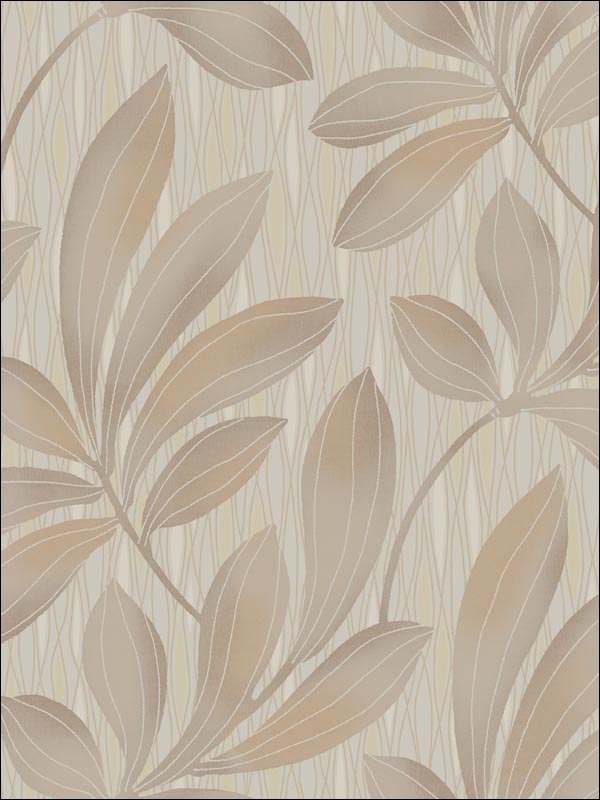 Leaves Wallpaper FS40207 by Seabrook Wallpaper for sale at Wallpapers To Go