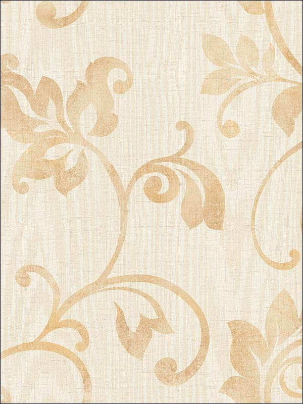 Leaf Scroll Woodgrain Wallpaper FS40403 by Seabrook Wallpaper for sale at Wallpapers To Go