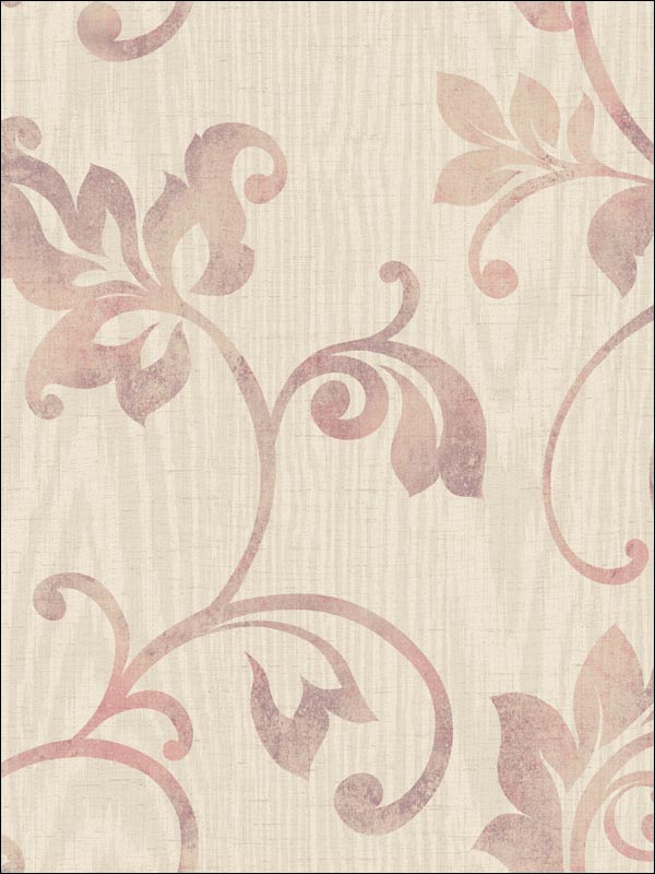 Leaf Scroll Woodgrain Wallpaper FS40409 by Seabrook Wallpaper for sale at Wallpapers To Go