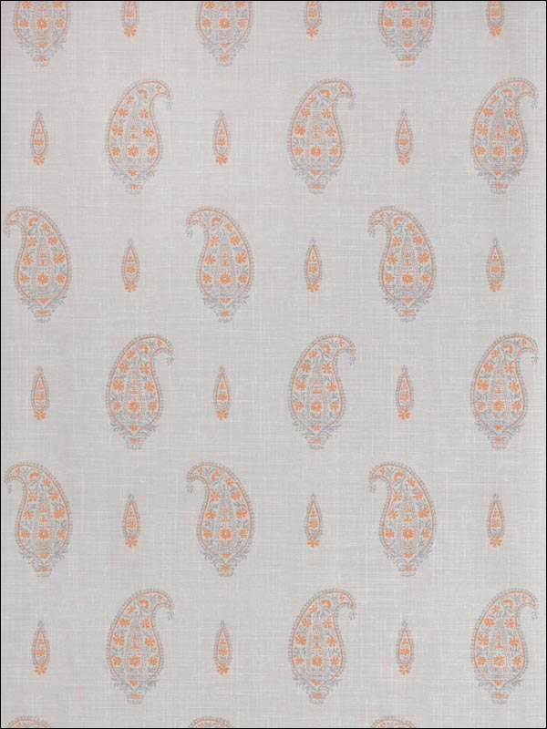 Maduri Tangerine and Grey Wallpaper T1050 by Thibaut Wallpaper for sale at Wallpapers To Go