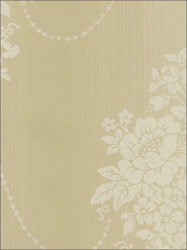 Floral Bouquets Damask Wallpaper CS40507 by Seabrook Platinum Series Wallpaper for sale at Wallpapers To Go