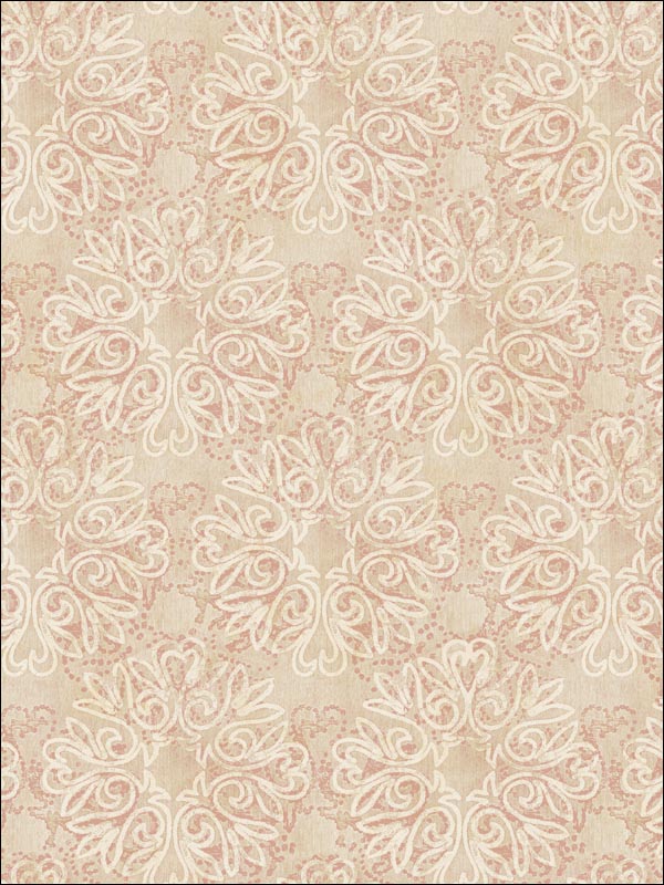 Medallion Lace Wallpaper SE50401 by Seabrook Wallpaper for sale at Wallpapers To Go