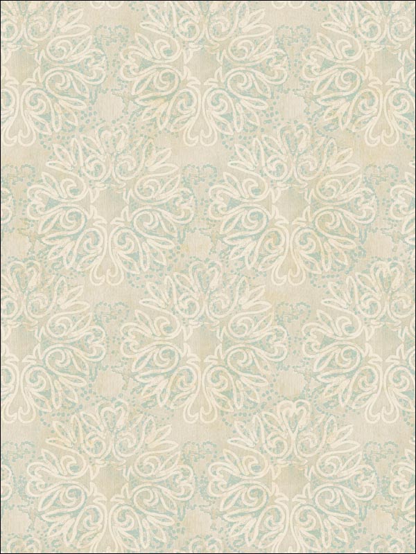 Medallion Lace Wallpaper SE50402 by Seabrook Wallpaper for sale at Wallpapers To Go
