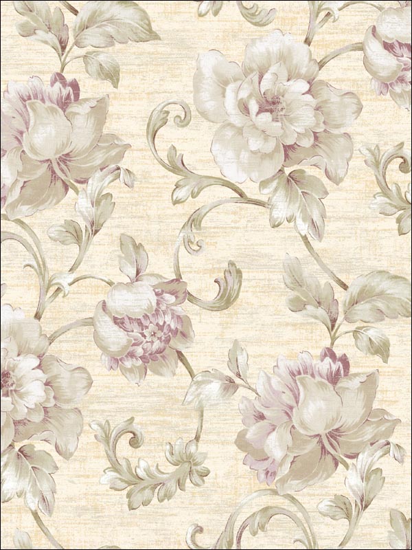Floral Trail Wallpaper SE50509 by Seabrook Wallpaper for sale at Wallpapers To Go
