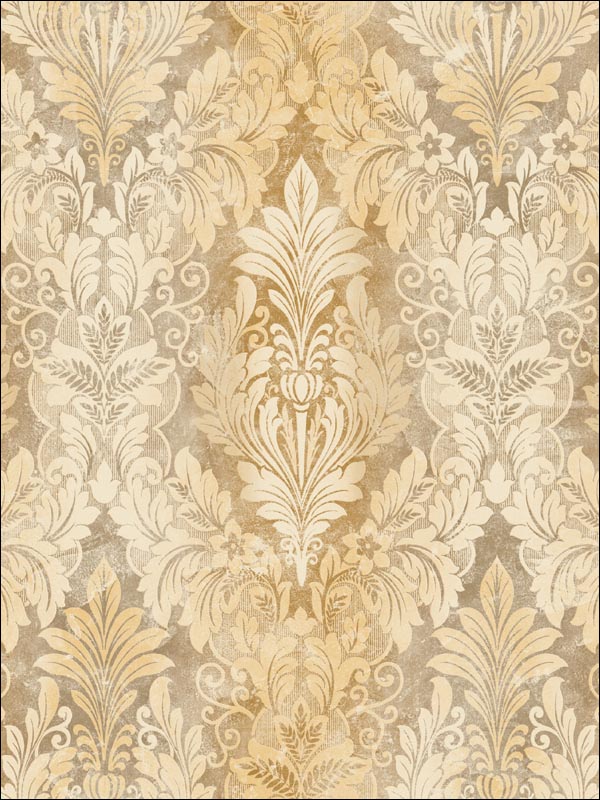 Damask Wallpaper SE51007 by Seabrook Wallpaper for sale at Wallpapers To Go