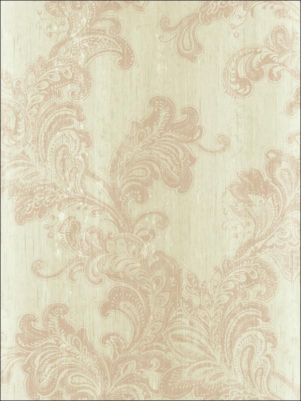 Paisley Leaves Wallpaper SE51301 by Seabrook Wallpaper for sale at Wallpapers To Go