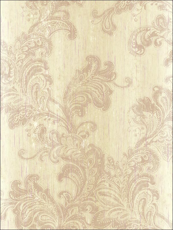 Paisley Leaves Wallpaper SE51309 by Seabrook Wallpaper for sale at Wallpapers To Go