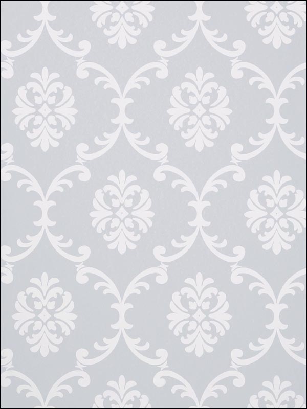 Bastille Grey Wallpaper T13038 by Thibaut Wallpaper for sale at Wallpapers To Go