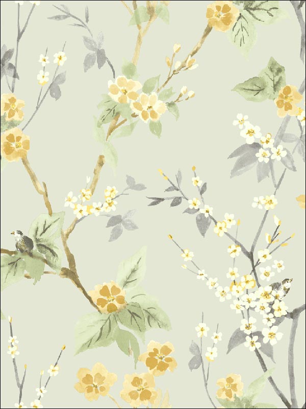 Floral Trail Wallpaper CH80008 by Pelican Prints Wallpaper for sale at Wallpapers To Go