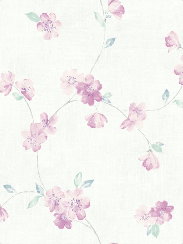 Floral Trail Wallpaper CH81601 by Pelican Prints Wallpaper for sale at Wallpapers To Go