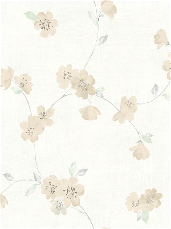 Floral Trail Wallpaper CH81602 by Pelican Prints Wallpaper for sale at Wallpapers To Go
