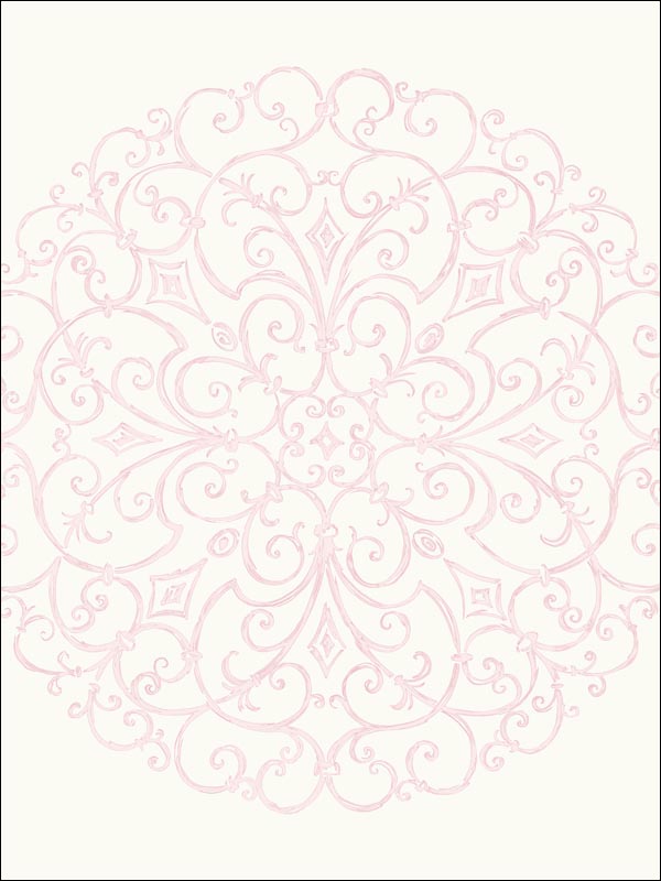 Medallion Wallpaper CH81701 by Pelican Prints Wallpaper for sale at Wallpapers To Go