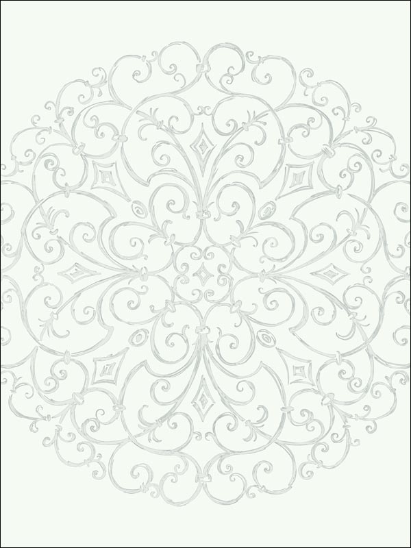 Medallion Wallpaper CH81709 by Pelican Prints Wallpaper for sale at Wallpapers To Go