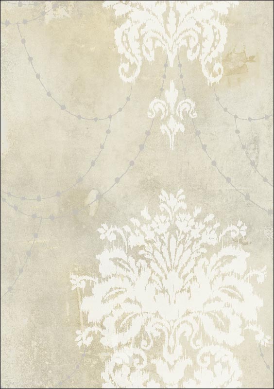 Damask Stripes Wallpaper CH82107 by Pelican Prints Wallpaper for sale at Wallpapers To Go