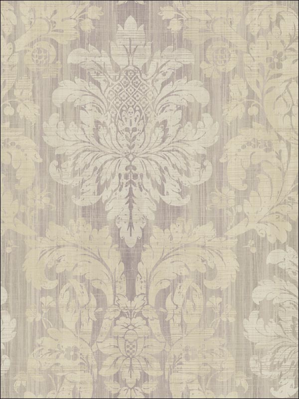 Damask Wallpaper DS20209 by Seabrook Wallpaper for sale at Wallpapers To Go