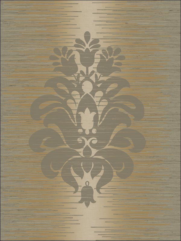 Medallion Wallpaper TH31006 by Pelican Prints Wallpaper for sale at Wallpapers To Go