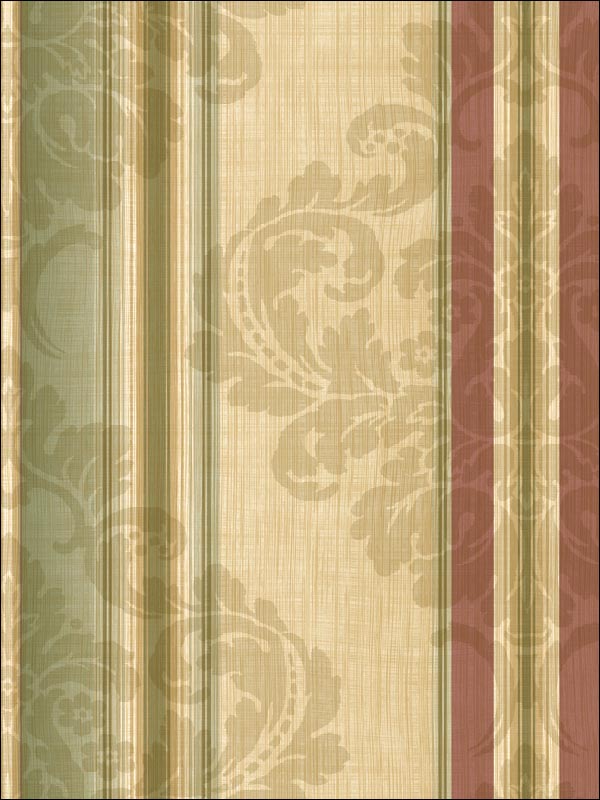 Damask Stripes Wallaper TH34005 by Pelican Prints Wallpaper for sale at Wallpapers To Go