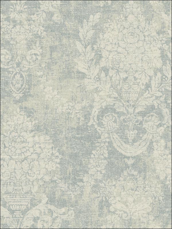 Faux Damask Wallpaper TH34602 by Pelican Prints Wallpaper for sale at Wallpapers To Go