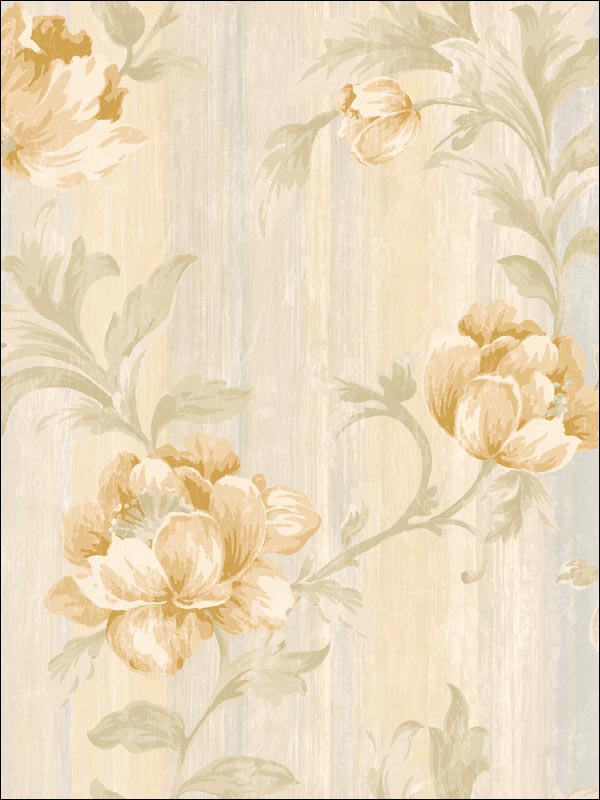 Floral Trail Wallpaper SA50902 by Seabrook Wallpaper for sale at Wallpapers To Go