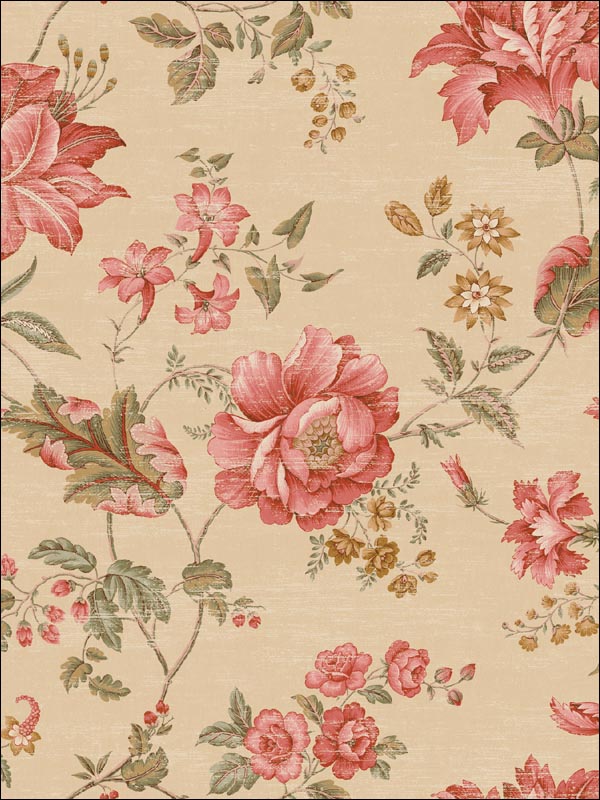 Floral Trail Wallpaper DK70305 by Seabrook Wallpaper for sale at Wallpapers To Go
