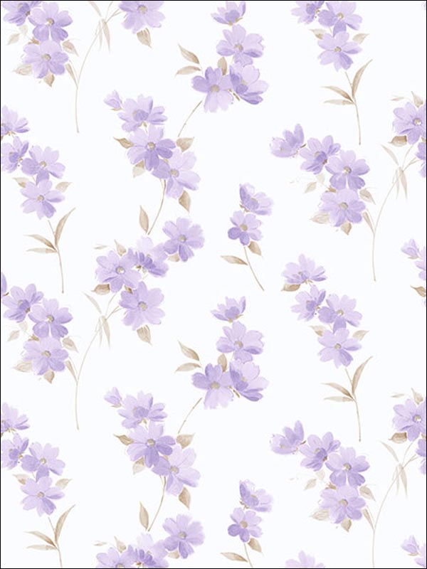 Flowers Wallpaper PR33850 by Norwall Wallpaper for sale at Wallpapers To Go