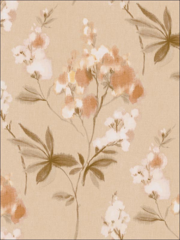 Floral Wallpaper IM40403 by Seabrook Wallpaper for sale at Wallpapers To Go